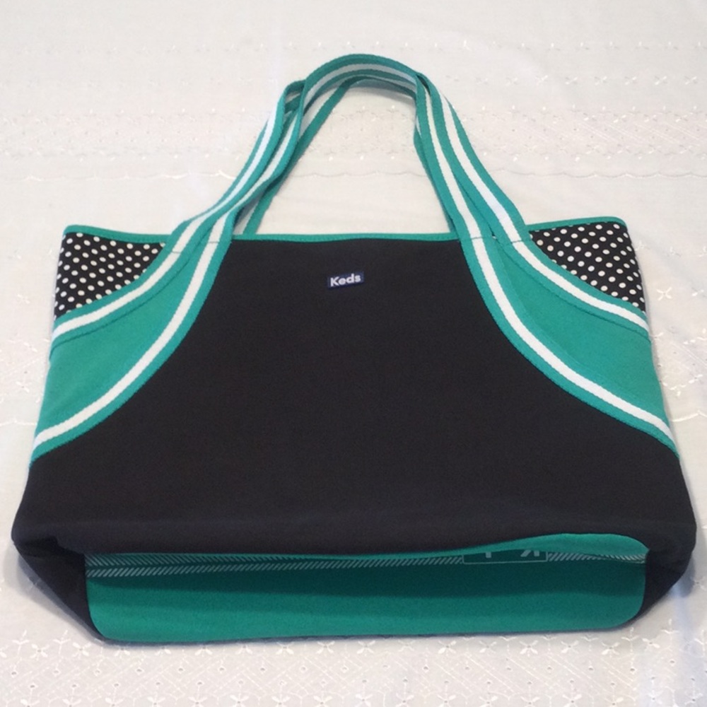 Keds Large Sturdy Canvas Tote With Double Straps - image 1